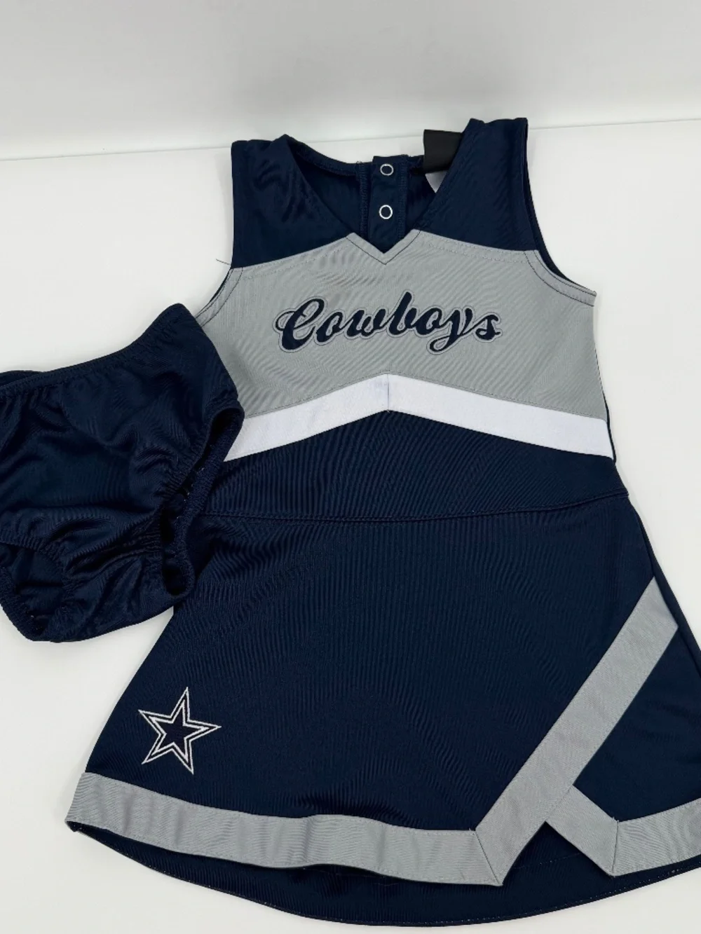 Dallas Cowboys Youth Toddler Size 3T Cheerleader Dress NFL Team Apparel
